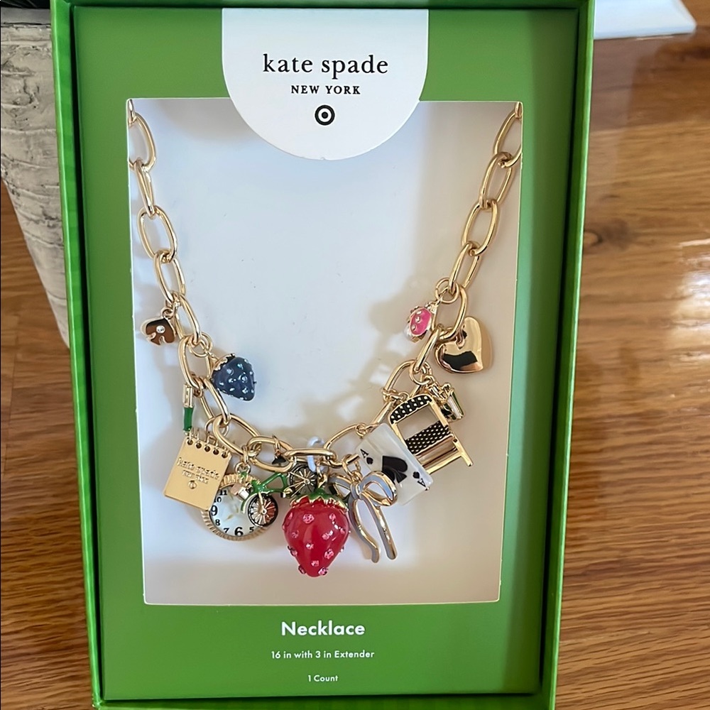 Kate Spade Gold‎ Charm Necklace